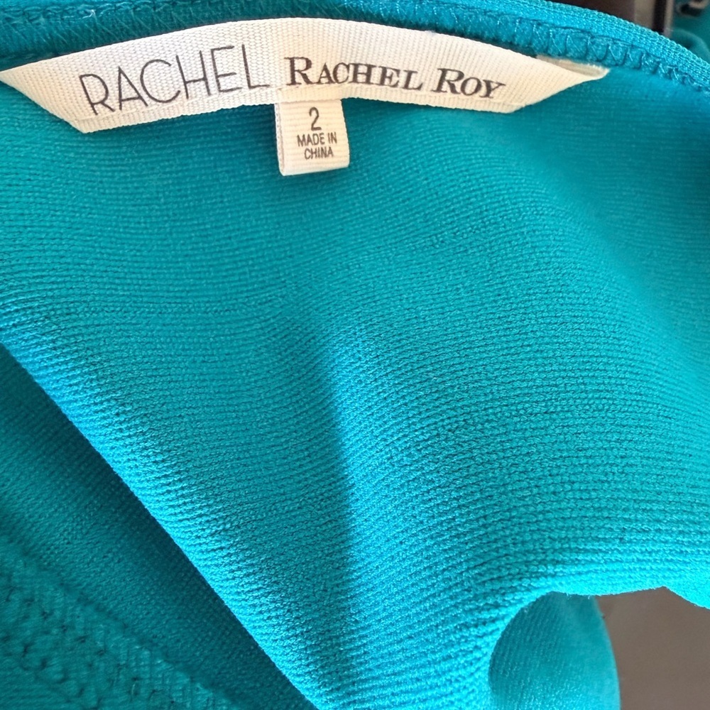 RACHEL Rachel Roy Teal Midi Dress - Picture 6 of 6